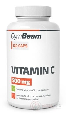 GymBeam Vitamín C 500 mg cps 1x120 ks