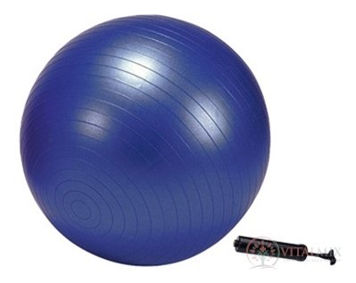 GYMY REHABILITAČNÁ LOPTA ABS 55 cm + pumpa fialová 1x1 set