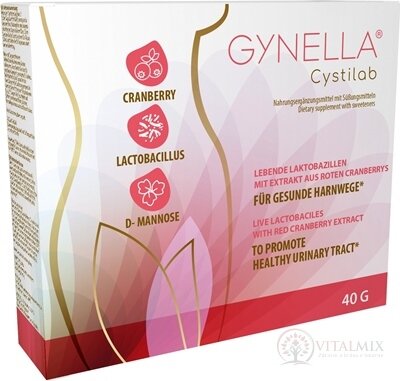 GYNELLA Cystilab dvojdielne vrecká 10x4 g (40 g)