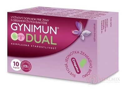 GYNIMUN DUAL PROTECT cps pre ženy s obsahom živých baktérií 1x10 ks