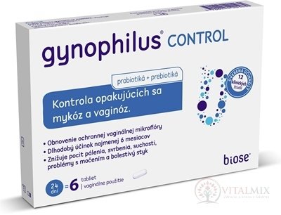 gynophilus CONTROL vaginálne tablety 1x6 ks