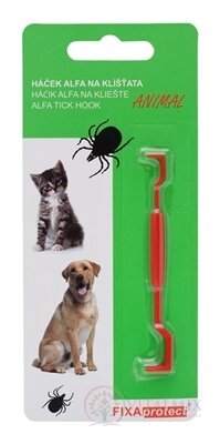 Háčik ALFA na kliešťov ANIMAL 1x1 ks