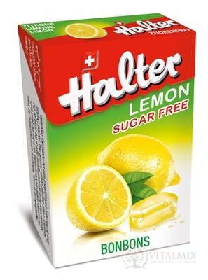 Halter BONBONS Citrón cukríky bez cukru, 1x40 g