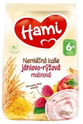 Hami nemliečna kaša pšenovo-ryžová malinová (od ukonč. 6. mesiaca) 1x170 g
