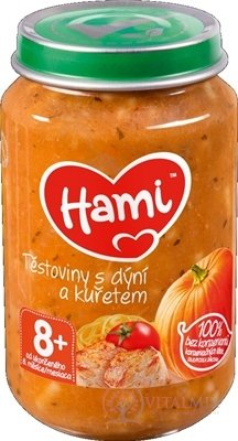 Hami príkrm Cestoviny s tekvicou a kuraťom mäsovo-zeleninový (od ukonč. 8. mesiaca) 1x200 g