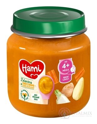 Hami príkrm Zelenina s králikom prvá lyžička (od ukonč. 4. mesiaca) 1x125 g