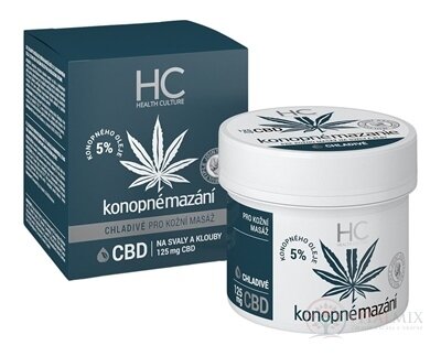 Health Culture Konopné mazanie chladivé s CBD krém 1x125 ml