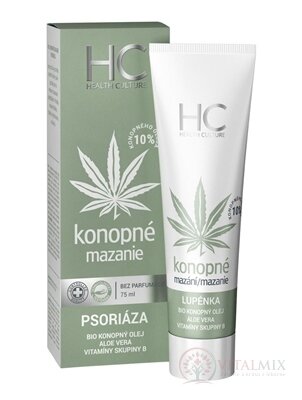 Health culture Konopné mazanie PSORIÁZA ung 1x75 ml