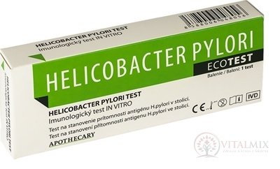 HELICOBACTER PYLORI Ecotest diagnostický test zo stolice 1x1 ks