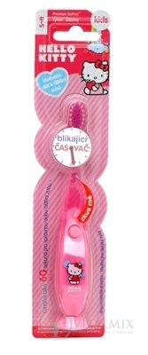 Hello Kitty blikajúca zubná kefka s prísavkou a časovačom 1x1 ks