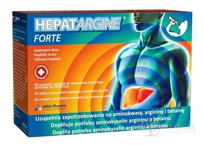 HEPATARGINE Forte vrecká s perorálnym roztokom 1x20 ks