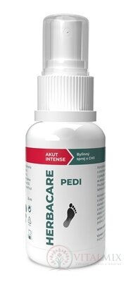 HERBACARE PEDI AKUT INTENSE bylinný sprej s CHX (0,3%) 1x25 ml