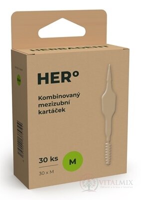 HERBADENT HERo Medzizubná kefka M kombinovaná 1x30 ks