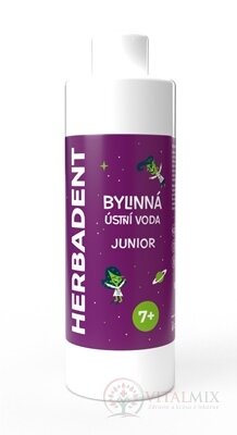 HERBADENT JUNIOR Bylinná ÚSTNA VODA 1x240 ml