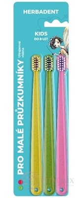 HERBADENT KIDS zubná kefka Ultra jemná do 8 rokov 1x3 ks