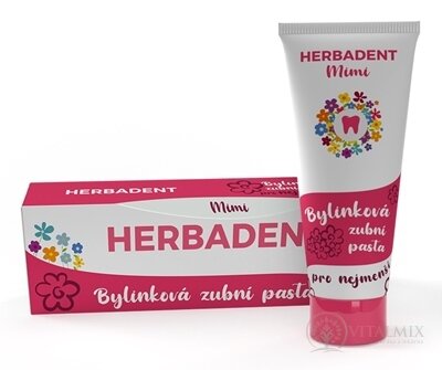 HERBADENT MIMI Bylinková zubná pasta pre najmenších 1x50 ml