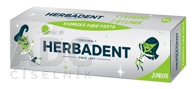 HERBADENT originál JUNIOR Kozmická zubná pasta bylinná, s fluoridom 1x75 g