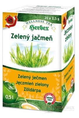 HERBEX ZELENÝ JAČMEŇ bylinný čaj 20x2,5 g (50 g)
