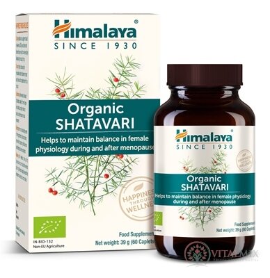 Himalaya Organická SHATAVARI Organic Shatavari cps 1x60 ks