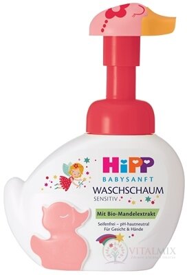 HiPP BABYSANFT Pena na umývanie - Víla sensitiv (dávkovač kačička) 1x250 ml