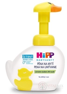 HiPP BABYSANFT Pena na umývanie šetrný (dávkovač kačička) 1x250 ml