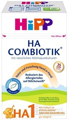 HiPP HA 1 COMBIOTIK špeciálna dojčenska výživa (v kateg. do 10.2022) 1x600 g
