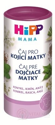 HiPP Mama Čaj pre dojčiace matky instantný granulovaný v prášku 1x200 g