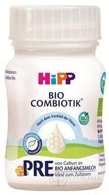 HiPP PRE BIO COMBIOTIK tekutá počiatočná mliečna dojčenská výživa (inov.2025) 24x90 ml