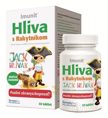 HLIVA s Rakytníkom JACK HLIVÁK - Imunit tbl pre deti 30 ks + Darček zadarmo, 1x1 set