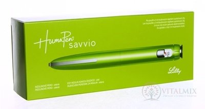 HumaPen Savvio, inzulínové pero zelené, aplikátor inzulínu pre 3 ml náplne, 1x1 ks