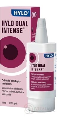 HYLO DUAL INTENSE zvlhčujúce očné kvapky 1x10 ml
