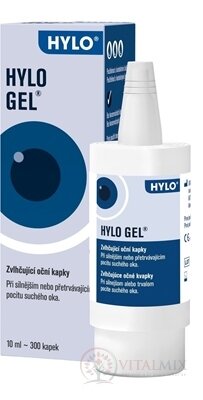 HYLO GEL zvlhčujúce očné kvapky 1x10 ml