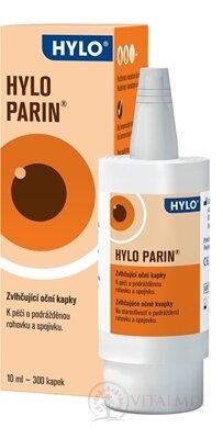HYLO PARIN zvlhčujúce očné kvapky 1x10 ml