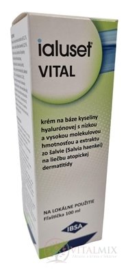 ialuset VITAL krém s obsahom 0,2% hyaluronátu sodného a 0,25% extraktu zo šalvie 1x100 ml