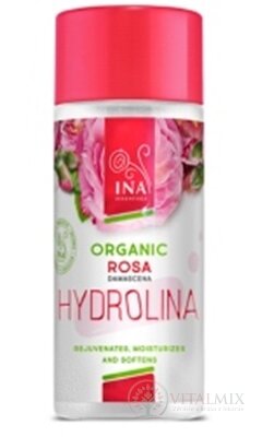 INA HYDROLINA ORGANIC Ružová voda na suchú pokožku 1x150 ml