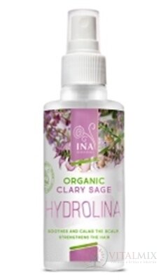 INA HYDROLINA ORGANIC Voda zo Šalvie sprej na citlivú vlasovú pokožku s lupinami 1x150 ml