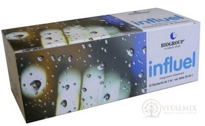 Influel fľaštičky po 5 ml 1x10 ks (50 ml)