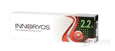 INNORYOS 2,2% roztok hyaluronátu sodného a niacínamidu v predplnenej striekačke 1x2 ml