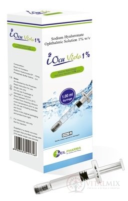 iOcu Vida 1,0% Oftalmologický roztok striekačka hayluronátu sodného 1x1 ml