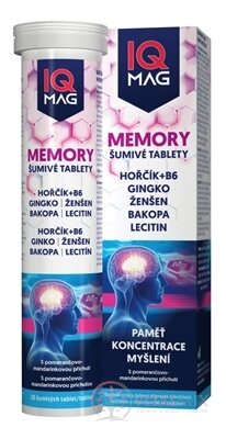 IQ MAG MEMORY šumivé tablety 1x20 ks