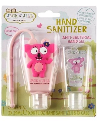 JACK N´JILL Antibakteriálny gél na ruky pre deti s puzdrom KOALA 2x29 ml
