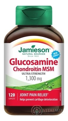JAMIESON GLUKOZAMÍN CHONDROITÍN MSM 1300 mg tbl 1x120 ks