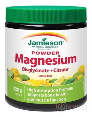 JAMIESON HORČÍK DRINK MIX plv (s citrónovo-limetkovou príchuťou) 1x228 g