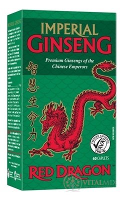 JAMIESON KRÁĽOVSKÝ ŽENŠEN RED DRAGON 500 mg tbl 1x60 ks