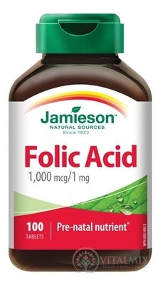 JAMIESON KYSELINA LISTOVÁ 1000 µg tbl 1x100 ks