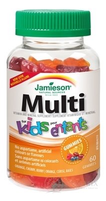 JAMIESON Multi kids GUMMIES želatínové pastilky 1x60 ks