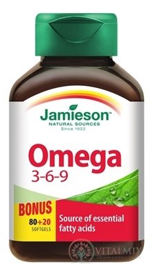 JAMIESON OMEGA 3-6-9 cps 80+20 zadarmo (100 ks)