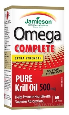 JAMIESON OMEGA COMPLETE PURE KRILL OIL cps 1x60 ks