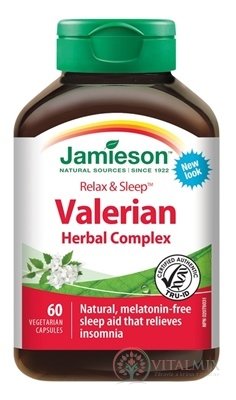 JAMIESON RELAX A SPÁNOK cps (Valeriána Herbal COMPLEX) 1x60 ks