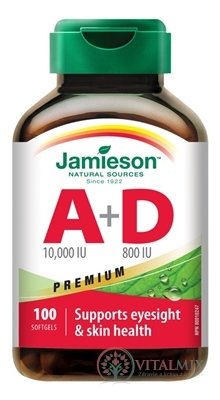 JAMIESON VITAMÍN A + D PREMIUM cps 1x100 ks
